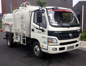 福田牌BJ5082ZZZE5-H1型自装卸式垃圾车